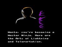 une photo d'Ã©cran de Wrath Of The Black Manta sur Nintendo Nes